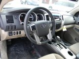 2012 Toyota Tacoma Prerunner Double Cab Sand Beige Interior