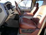 2008 Ford F250 Super Duty King Ranch Crew Cab 4x4 Camel/Chaparral Leather Interior