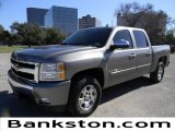 2008 Graystone Metallic Chevrolet Silverado 1500 LT Crew Cab #59980821