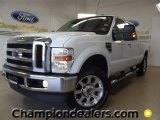 2010 Oxford White Ford F250 Super Duty Lariat Crew Cab 4x4 #59981018