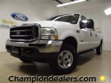 2004 Oxford White Ford F250 Super Duty Lariat Crew Cab 4x4 #59981012