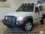 Stone White Jeep Liberty in 2003