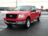 2004 Bright Red Ford F150 XLT SuperCab 4x4 #60009727
