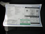 2012 Volkswagen Golf 2 Door TDI Window Sticker