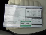 2012 Volkswagen CC Lux Plus Window Sticker