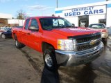 2007 Victory Red Chevrolet Silverado 2500HD LT Extended Cab 4x4 #60009241