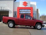 2011 Merlot Jewel Red Metallic GMC Canyon SLE Extended Cab #60009415