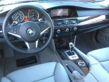 2009 BMW 5 Series 535i Sedan Grey Dakota Leather Interior
