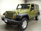 2007 Rescue Green Metallic Jeep Wrangler Unlimited Rubicon 4x4 #60045839