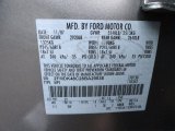 2008 Edge Color Code for Vapor Silver Metallic - Color Code: ZY