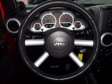 2009 Jeep Wrangler Unlimited Sahara 4x4 Steering Wheel