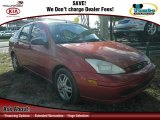 2000 Autumn Orange Metallic Ford Focus SE Sedan #60111965