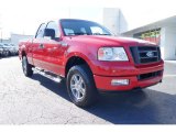 2005 Bright Red Ford F150 STX SuperCab 4x4 #60111407