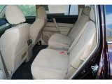 2012 Toyota Highlander V6 4WD Rear Seat