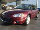 2001 Dark Garnet Red Pearlcoat Chrysler Sebring LXi Convertible #60110985