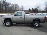 2012 Graystone Metallic Chevrolet Silverado 2500HD Work Truck Regular Cab 4x4 #60110945