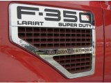 2008 Ford F350 Super Duty Lariat Crew Cab 4x4 Dually Marks and Logos