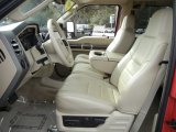 2008 Ford F350 Super Duty Lariat Crew Cab 4x4 Dually Camel Interior