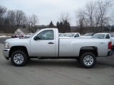 2012 Silver Ice Metallic Chevrolet Silverado 2500HD Work Truck Regular Cab 4x4 #60110942