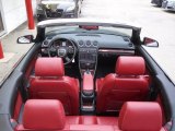 2009 Audi A4 3.2 quattro Cabriolet Wine Red Interior