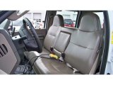 2008 Ford F550 Super Duty XL Crew Cab 4x4 Dump Truck Medium Stone Interior