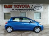 2012 Blazing Blue Pearl Toyota Yaris LE 5 Door #60181418