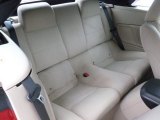 2008 Ford Mustang V6 Deluxe Convertible Rear Seat