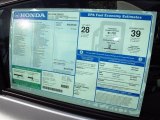 2012 Honda Civic EX Coupe Window Sticker