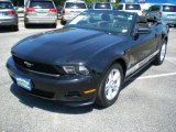 2011 Ebony Black Ford Mustang V6 Convertible #60181312