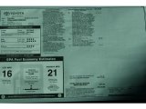 2012 Toyota Tacoma V6 TRD Double Cab 4x4 Window Sticker