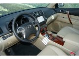 2012 Toyota Highlander Hybrid Limited 4WD Sand Beige Interior