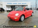 2004 Uni Red Volkswagen New Beetle GLS Convertible #60181226