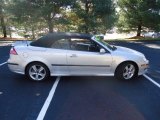 Silver Metallic Saab 9-3 in 2007