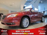 2012 Deep Cherry Red Crystal Pearl Coat Chrysler 200 Limited Convertible #60181503