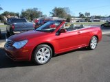 2010 Inferno Red Crystal Pearl Chrysler Sebring Touring Convertible #60233440