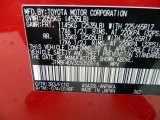 2012 RAV4 Color Code for Barcelona Red Metallic - Color Code: 3R3