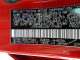 2011 Prius Color Code for Barcelona Red Metallic - Color Code: 3R3