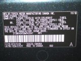2011 RAV4 Color Code for Black Forest Metallic - Color Code: 6T3