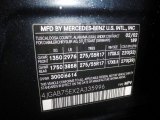 Mercedes paint codes black #5