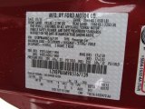 2011 Mustang Color Code for Red Candy Metallic - Color Code: U6