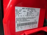 2010 F250 Super Duty Color Code for Vermillion Red - Color Code: F1
