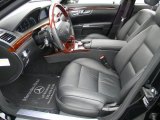 2010 Mercedes-Benz S 400 Hybrid Sedan Black Interior