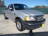 Silver Metallic Ford F150 in 2002