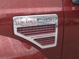 2008 Ford F450 Super Duty King Ranch Crew Cab 4x4 Dually Marks and Logos