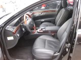 2008 Mercedes-Benz S 550 Sedan Black Interior