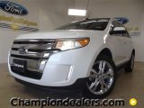 2012 White Platinum Metallic Tri-Coat Ford Edge Limited EcoBoost #60289739