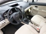 2012 Subaru Impreza 2.0i 4 Door Ivory Interior