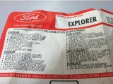 2002 Ford Explorer Sport Trac 4x4 Window Sticker
