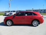 Barcelona Red Metallic Toyota Venza in 2012