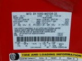 2011 F150 Color Code for Race Red - Color Code: PQ